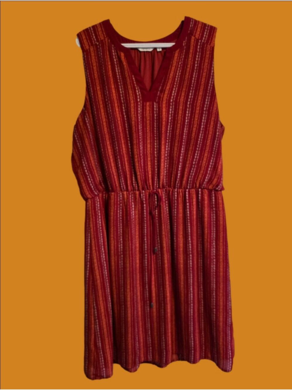 4/$67 Deal! Reitmans Striped Sleeveless Midi Dress